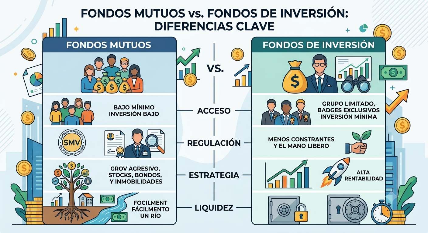 Fondos Mutuos vs. Fondos de Inversión: Diferencias Clave