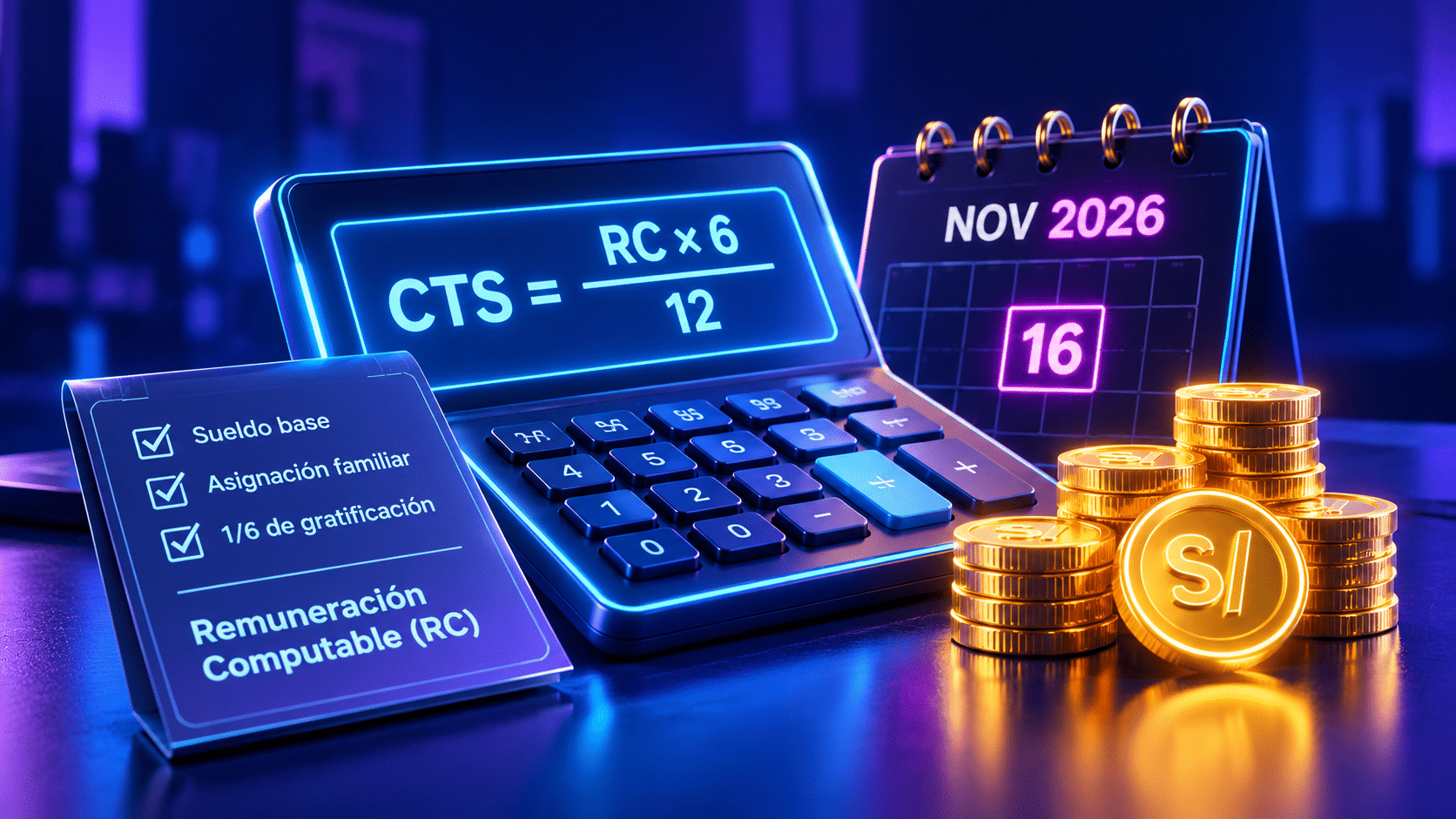 Cómo calcular tu CTS de noviembre 2026: fórmula y 3 ejemplos